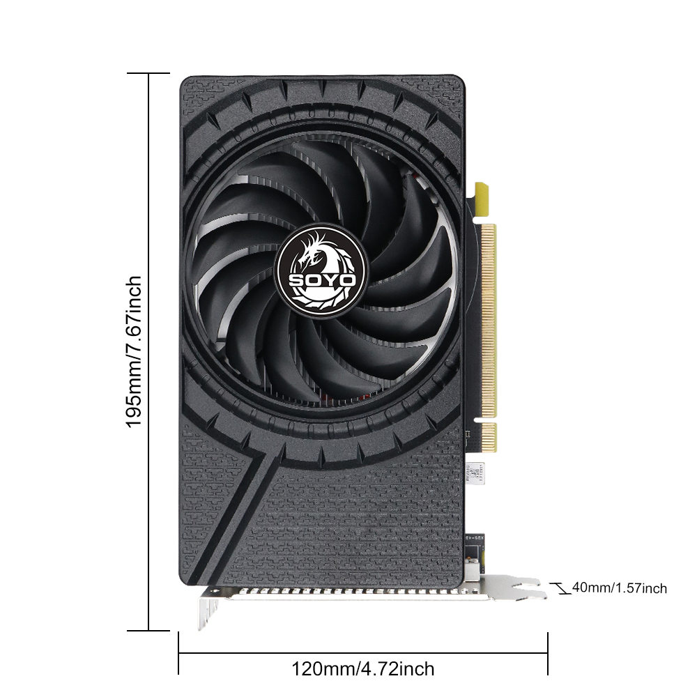 SOYO AMD Radeon R9 370 4GB GDD - đánh giá và giá Rtx 3070 8Gb Graphics Card