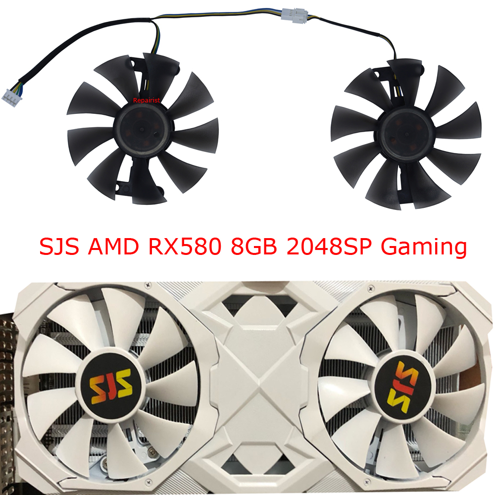 2Pcs/Set,Video Card Fan,85MM D - đánh giá và giá Rx 580 8Gb 2048Sp Gpu