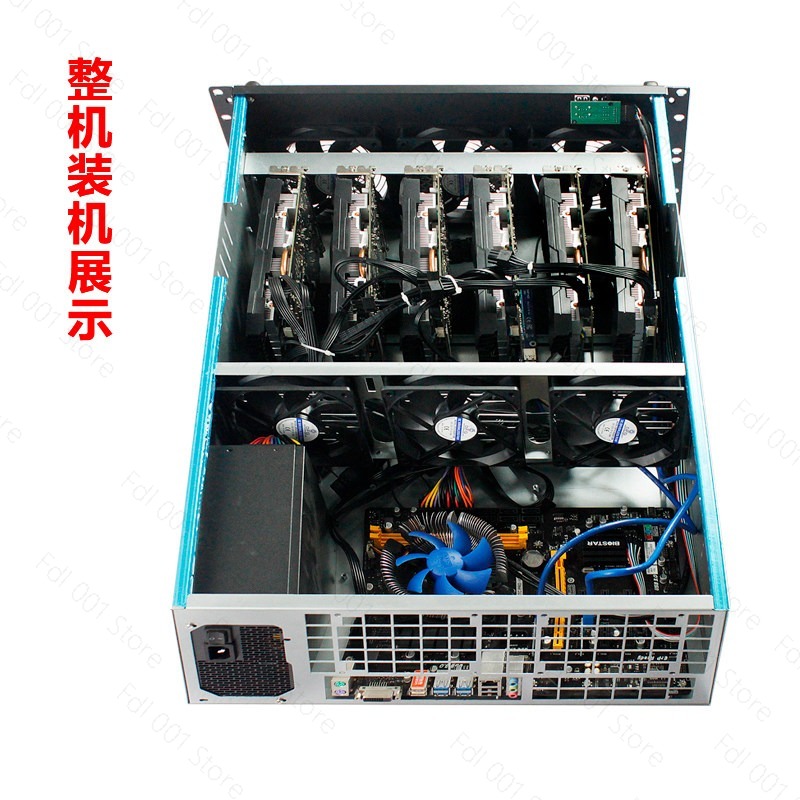 4U multi-graphics card chassis - đánh giá và giá 8 Gpu 4U Server Chassis