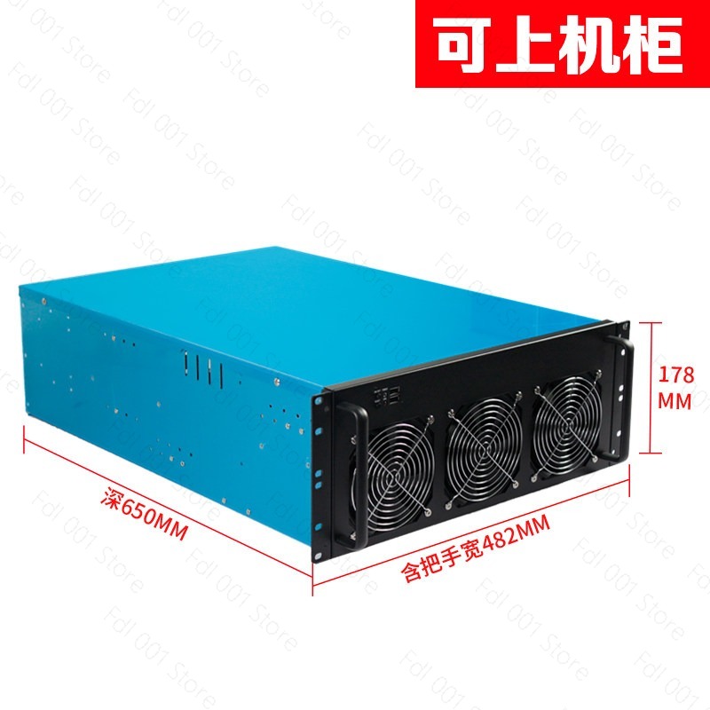 4U multi-graphics card chassis - đánh giá và giá 8 Gpu 4U Server Chassis